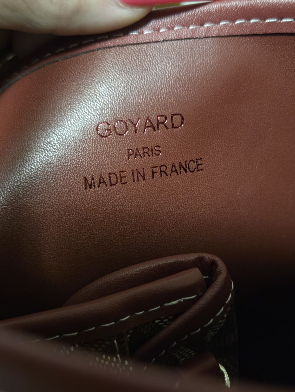 New Mini A Style Burgundy Tote Bag - Picture 10 of 12